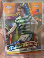 David Turnbull Topps Chrome SPFL Celtic  Future Stars Rookie Card /25