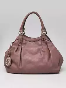 Gucci Purple Guccissima Leather Medium Sukey Tote Bag - Picture 1 of 10