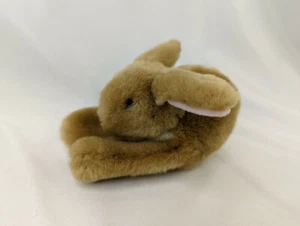 Rabbit Finger Puppet Plush 5 Inch Brown Gibson Greetings 1998 Stuffed Animal - Picture 1 of 8