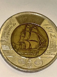 🇨🇦"EXTRA SAIL" 2012 CANADA HMS SHANNON WAR OF 1812 TOONIE - Picture 1 of 1