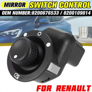SPECCHIO INTERRUTTORE COMANDO REGOLAZIONE PER RENAULT CLIO LAGUNA II MEGANE II - Picture 1 of 10