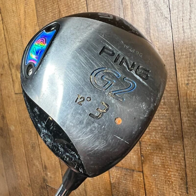 Клюшка для гольфа вуд Ping G2 3 12 градусов оранжевая под правую руку точка JZ X-Stiff стальной стержень - Изображение 1 из 4