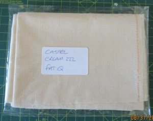 Cashel Linen Cream Fat Quarter - Picture 1 of 1