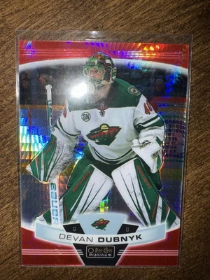 2019-20 O-Pee-Chee Red Platinum - Devan Dubnyk #85 #081/199 - Image 1 of 2