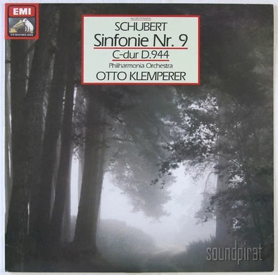 KLEMPERER SCHUBERT SYMPHONY NO.9 THE GREAT HMV EMI GERMANY STEREO LP AS NEW - Image 1 of 3