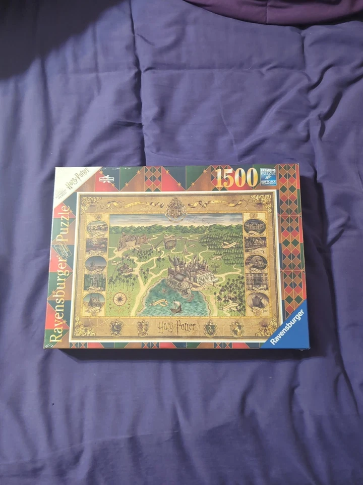 ¡Nuevo! Rompecabezas Ravensburger Harry Potter Hogwarts Mapa 1500 Piezas Foto 1 de 1
