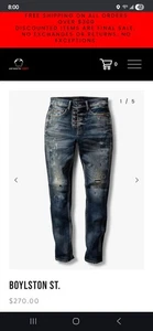 Art Meets Chaos Jeans. Sing-Sing Roanoke Wash Größe 34x32. Neu ohne Etikett. HEISS - Bild 1 von 18