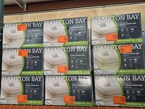 Hampton Bay Bath Fan White Medium Room, 80 CFM  2.0 Sone 1004 156 168 - Picture 1 of 3
