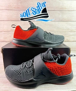 NIKE AIR JORDAN TRAINER 2 FLYKNIT NEGRO/NARANJA 921210-012 TALLA 12,5 NUEVO EN CAJA **RARO** - Imagen 1 de 6