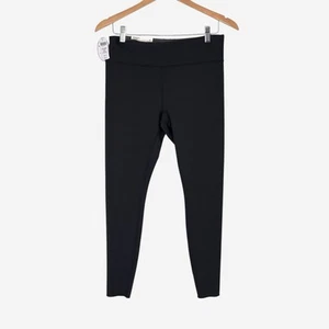 Soma Reversible Leggings Size M Style Essentials Black Gray Heather Stretch NEW - Picture 1 of 12