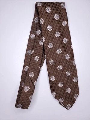 Мужской официальный галстук Sears The Men'S Store 54 дюйма Lx4 дюйма W коричневый галстук - Изображение 1 из 4