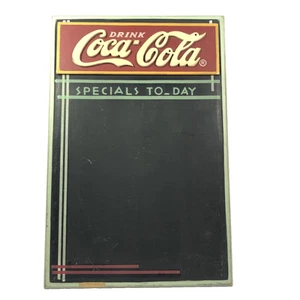 Vintage Coca-Cola Specials Today Chalkboard Sign Wall Menu Board Retro Decor USA - Picture 1 of 11