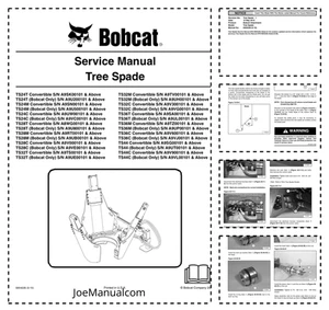 Bobcat TS24 TS28 TS32 TS36 TS44 Tree Spade Service Manual - Picture 1 of 1