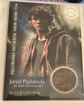 Tarjeta de Disfraz Supernatural Temporada 1 PW1 Pieceworks Jared Padalecki Sam One Foto 1 de 2