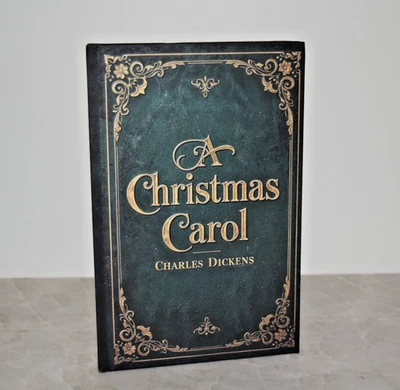 Christmas Carol by Charles Dickens Illustrated  John Leech New Hardcover Gift - Imagem 1 de 4