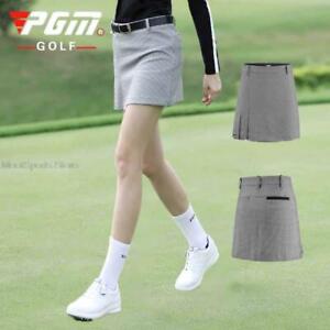 Pgm Autumn Houndstooth Skirt Women Slim Golf Pencil Skirts A-Line Mini Skorts