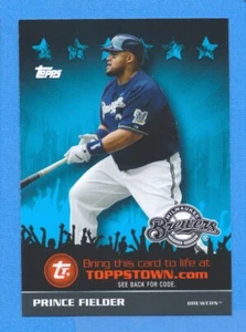 2009 Topps Town #TTT35 Prince Fielder Brewers - Picture 1 of 1