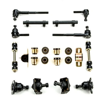 Kit de reconstrucción de suspensión delantera de polietileno negro para Chevrolet 1955-1957 tamaño completo Foto 1 de 4