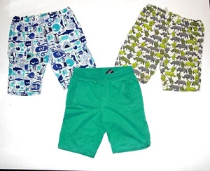 H&M  set of 3 shorts  size  5 T summer blue green gray - Picture 1 of 7
