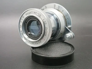 Lens INDUSTAR - 50 Red P 1 : 3.5 F 5cm Copy Leica Mount m39 Zorki FED LTM - Picture 1 of 20