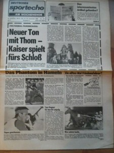 DEUTSCHES SPORTECHO 15./16. Dezember 1989 Eishockey Thom Jan Boklev Boxen Barth