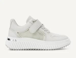 Zapatillas deportivas para mujer DKNY Loami blanco roto (hueso) con cordones - talla UK 5 - Imagen 1 de 10