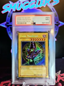 2003 Yu-Gi-Oh! Collector's Tin Dark Magician BPT-007 Secret Rare PSA 9 MINT - Picture 1 of 2