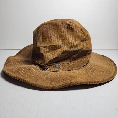 Sombrero de Vaquero Vintage Resistol Marrón Pana 7 1/4 Marrón Western Foto 1 de 4