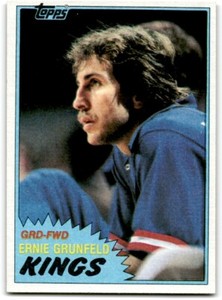 1981-82 Topps Ernie Grunfeld Rookie Kansas City Kings #MW94