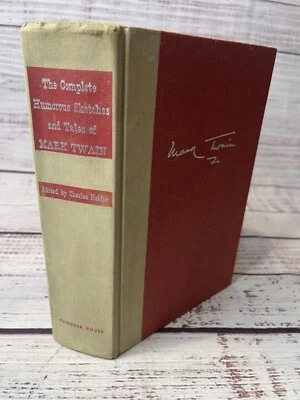 1961 The Complete Humorous Sketches & Tales of Mark Twain Hardcover Doubleday Foto 1 de 4