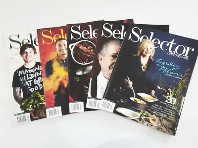 5  x  Selector Life Food Wine Magazines Cooking Fine Wine Recipes Chef Cookbooks - Image 1 of 4