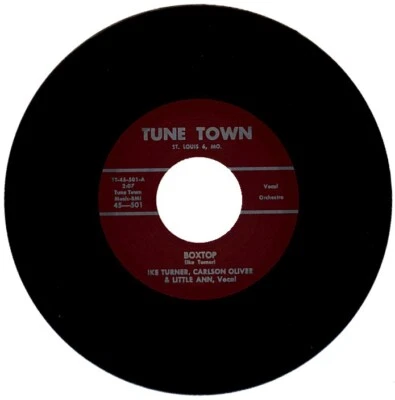 IKE TURNER, CARLSON OLIVER & LITTLE ANN "BOXTOP c/w CHALYPSO LOVE CRY " 1958 R&B - Image 1 of 2