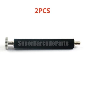 2 Stück Plattenrolle mit Zahnrädern Kit für Zebra QL220 QL220 Plus Serie - Bild 1 von 3
