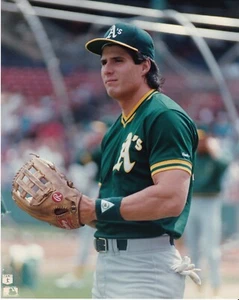 8 1/2 x 11 Hochglanz Foto Jose Canseco Oakland A's {BBP020} - Bild 1 von 1