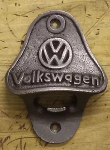 Cast Iron antique style Volkswagen Bottle Opener - Foto 1 di 1