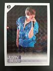 Justin Bieber 2010 Panini 1St Print Parallel Prism Chase Card #49