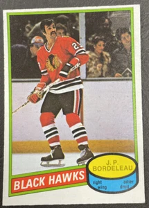 1980-81 O-Pee-Chee OPC Hockey - #339 JP Bordeleau - Chicago Blackhawks - Picture 1 of 2