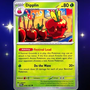 Dipplin - Poco común - Juego de cartas coleccionables Pokémon Scarlet & Violet Twilight Masquerade #018/167 - Imagen 1 de 4