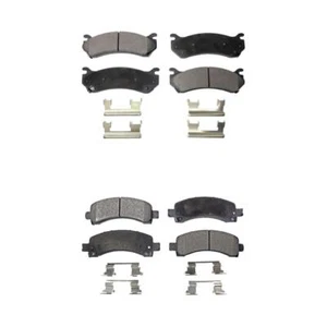 For 2003-2005 Chevrolet Express 2500 GMC Savana Front Rear Ceramic Brake Pad Kit - Picture 1 of 13
