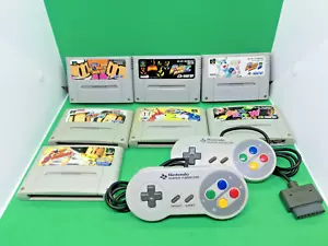 Lot7 Bomberman mit zwei Controllern SNES Nintendo Super Famicom △5-0304 - Bild 1 von 13