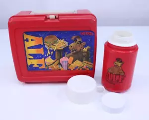 Porta pranzo vintage 1987 Alf CON brocca thermos etichetta carta plastica retrò nostalgico - Foto 1 di 17
