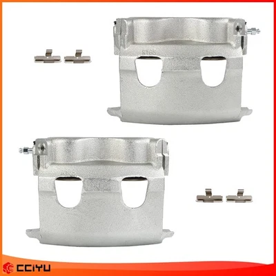 Pair Front Disc Brake Calipers For 03-07 Ford E-250 99-07 Ford E-350 Super Duty Foto 1 de 4