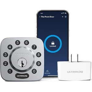 ULTRALOQ U-Bolzen Smart Lock mit WiFi Bridge, 6 in 1 Keyless Entry Türschloss  - Bild 1 von 9