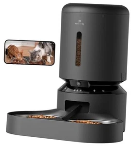 Automatic Cat Feeder with Camera for Two Cats, 1080P HD Video with Night - Picture 1 of 7