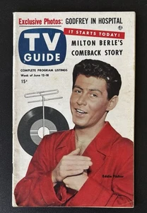 EDDIE FISHER 1953 ORIGINAL TV GUILD - NEW ENGLAND EDITION - Picture 1 of 4
