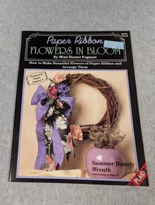 Vintage Bastelheft Papierband Blumen in Blüte kariert # 8670 - Bild 1 von 7