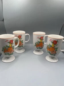 4 tazas de café de cerámica Walt Disney Orange Bird de colección Florida Magic Kingdom Japón - Imagen 1 de 19