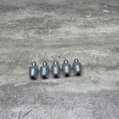 批量 5 件 Lincoln 5045 防漏工业润滑脂 Zerk 配件,1/8 英寸 NPT,全新 — 第 1/4 张图片