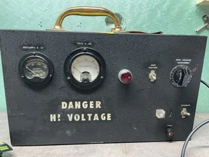 Vintage Hi-Voltage Power Supply Has Been Tested See Description For More Info - Picture 1 of 18