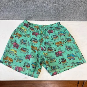 Sevya Pajama shorts L/XL Elephant Womens novelty print 100% Cotton Multicolor - Bild 1 von 7